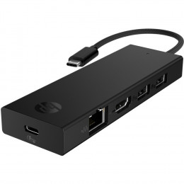 USB3.0 Type-C --> HDMI 4K60Hz/USB2.0x2/USB-C PD/Ethernet Hub HP (BR1U3AA)