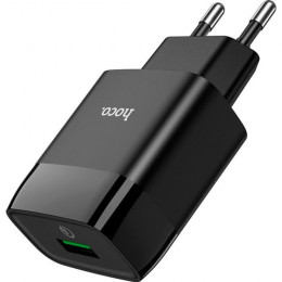HOCO C72Q Glorious USB QC3.0 18W Black (6931474732507)