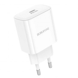 BOROFONE 1xUSB-C PD20W BA81A white (6941991108181)
