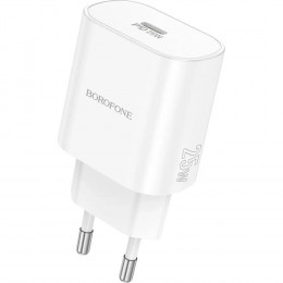 Borofone BA82A Platinum single port PD25W charger EU White (6941991112256)