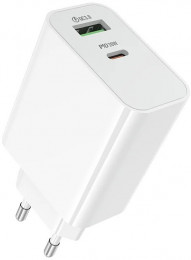 BOROFONE BA106A Stellar PD20W+QC3.0 charger (EU) White (6941991125317)