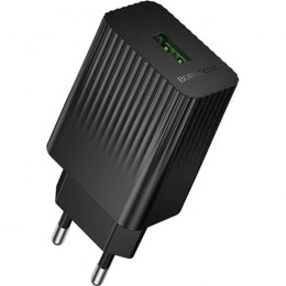 BOROFONE BAS72A Source single port QC3.0 charger Black (6941991122637)