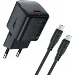 Acefast A117 mini 20W Black Type-C cable (6974316286509)