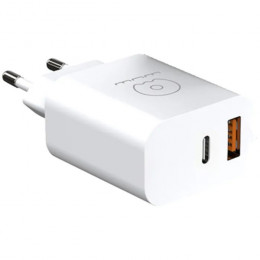 WUW C172 1xUSB-C PD20W + 1xUSB QC3.0 18W Black (6972573335381)