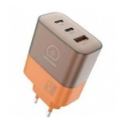WUW-C215 65W Charger 2 USB C + USB A brown orange (C215BO)