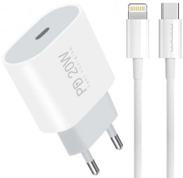WUW T79L White + Type-C to Lightning cable (6972573336234)