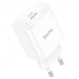 Hoco C76A Pro Majestic single port PD30W charger White (6942007616300)