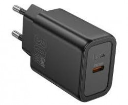 Hoco N62 Gentle single port PD30W charger (EU) Black (6942007644297)