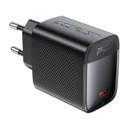 Acefast A112 PD45W GaN single USB-C charger Black (6974316284055)