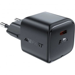 Acefast А77 mini USB-C 30W Fast Charger Black (6974316282662)