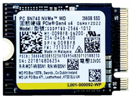 WD SN740 256 GB (SDDPTQD-256G)