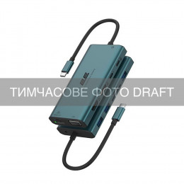 2E USB-С > 3xUSB-A/2xUSB-C PD/2хHDMI/VGA/jack3.5/microSD/SD/Ethernet (2E-W3601)