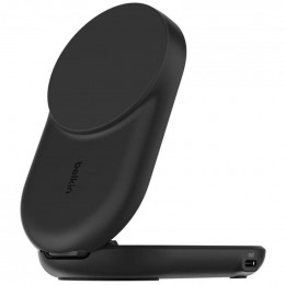 Belkin UltraCharge 2-in-1 Foldable Magnetic Charger with Qi2 25W Black (WIZ039KQBK)