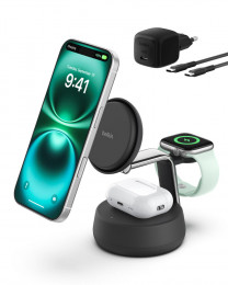 Belkin UltraCharge Pro 3в1 Magnetic Charging Dock 25Вт (WIZ040KQCH)