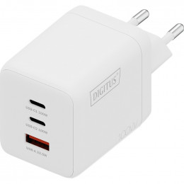 Digitus (2USB-C, 3A, 1USB-A, 3A) 100W White (DA-10304)