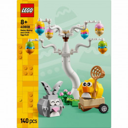 LEGO Iconic Пасхальный кролик и охота на куриные яйца (40808)