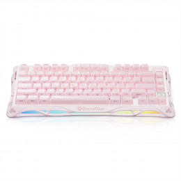GravaStar Mercury K1 80keys, GravaStar x Kailh Cheery Pink, EN, BT/WL/USB, Sakura Pink (GSK1_P_PNK)