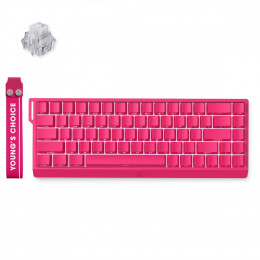 MCHOSE Ace 68 Hall Effect, Ice Rhino Magnetic, 8K, USB-A, RGB, Rose Red (HW-ACE68-28)