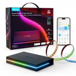 Govee H8604 Govee AI Sync Box Kit 2 TV BackLight 55-65, RGBWIC, WI-FI/Bluetooth (H8604C12)