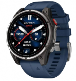 Garmin Fenix 8 Pro 47 mm AMOLED Marine GPS Titanium with Blue Silicone Band (010-03198-50) EU