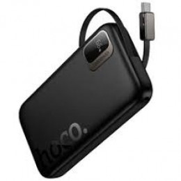 HOCO Q51 Key PD20W power bank with telescopic cable(10000mAh) Black (6942007671514)