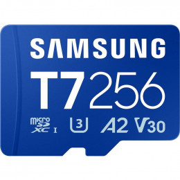 MicroSDXC 256GB UHS-I/U3 A2 Class 10 Samsung T7 (MB-MB256T/WW)