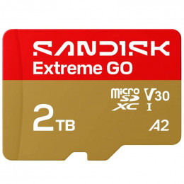 MicroSDXC 2TB UHS-I/U3 A2 Class 10 SanDisk Extreme Go (SDSQXGN-2T00-GN6MN)