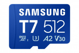 Samsung 512GB microSD T7 A2 V30 (MB-MB512T/WW)