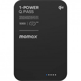 Momax 1-Power Q.Pass Qi2 5000mAh 20W Black (IP129Q2D)