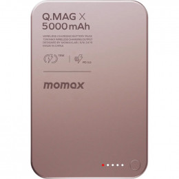 Momax Q.Mag X 5000mAh 20W Pink (IP116AP)