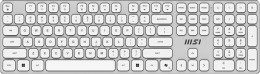MSI FORGE K210 WIRELESS COMBO WHITE