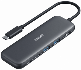 ANKER 332 USB-C Hub 5-in-1, PD in 100W, 4K HDMI, 2xUSB-A, USB-C 5Gbps (A8355H11)