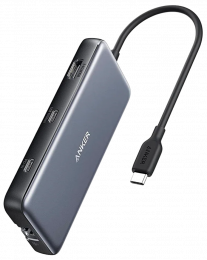ANKER PowerExpand 8-in-1 - PD in 100W/HDMI/2xUSB-A/USB-C 10Gbps/LAN/SD (A83830A2)
