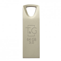 USB3.0 64GB T&G 117 Metal Series Silver (TG117SL-64G3)