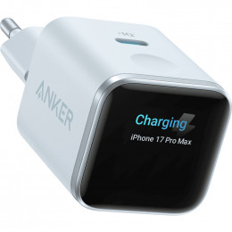 Anker Nano Charger 45W USB-C Smart Display Misty Blue (A121DG31