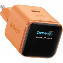 Anker Nano Charger 45W USB-C Smart Display Orange (A121DGO1)