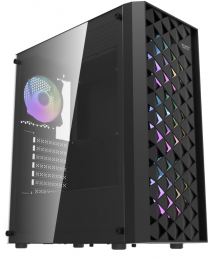 DARKFLASH DK351 Black with window (DK351 BLACK)