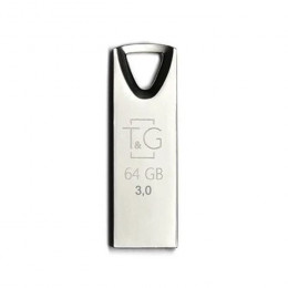 T&G 64 GB 117 Metal Series USB 3.0 Silver (TG117SL-64G3)