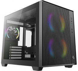 Deepcool CG330 Mesh 3F Black with window (R-CG330MESH-BKANM3-G)