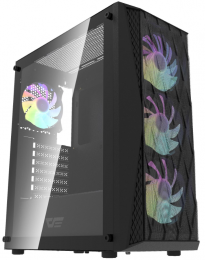 DARKFLASH DK352 Black with window (DK352 BLACK)