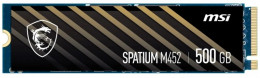 MSI Spatium M452 2280 PCIe 4.0 x4 NVMe 1.4 500GB (S78-440K210-P83)