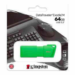 Kingston 64GB DataTraveler Exodia M Green USB 3.2 (KC-U2L64-7LG)