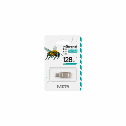 Wibrand 128GB Bee Silver USB 3.2/Type-C (WI3.2TC/BE128TC039S)