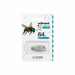 Wibrand 64GB Bee Silver USB 3.2/Type-C (WI3.2TC/BE64TC039S)