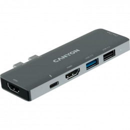 Canyon 1*Type C PD100W+2*HDMI+1*USB3.0+1*USB2.0+1*SD+1*TF (CNS-TDS05B)