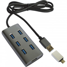 Maiwo USB 3.0 Type-A / Type-C to 7х USB3.0 (KH700)