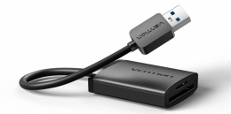 USB 3.0 to SD/TF 0.15m black Vention (CLPBB)