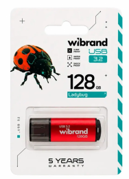 Wibrand 128GB Ladybug Red USB 3.2 (WI3.2/LB128P10S)