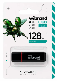 Wibrand 128GB Scarab Black USB 3.2 (WI3.2/SC128P11B)
