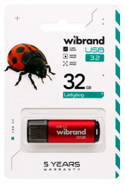 Wibrand 32GB Ladybug Red USB 3.2 (WI3.2/LB32P10S)